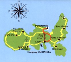 Cartina Elba
