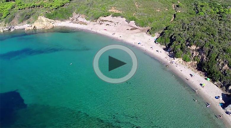 Campsite video in Lacona, Island of Elba